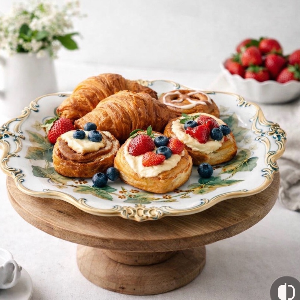 Antique‎ Early 19th C Davenport "IVY WREATHS" Pearlware Pedestal Compote 1224